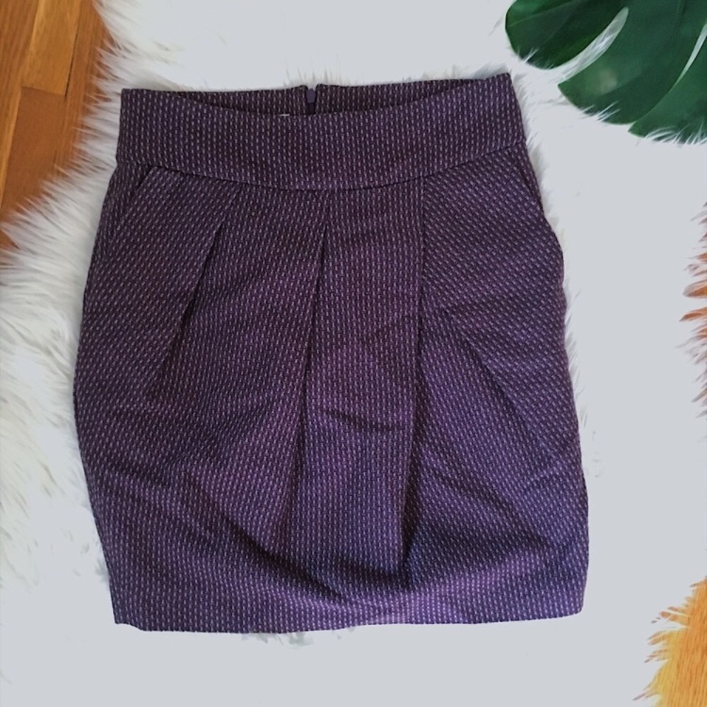 Brooklyn Industries Winter Wool Patterned Skirt - image 3